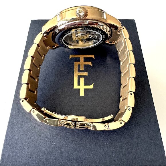 Thomas Earnshaw GOLD Longtitude Automatic Skeleton 44mm Watch ES-8006-22 - Picture 5 of 11